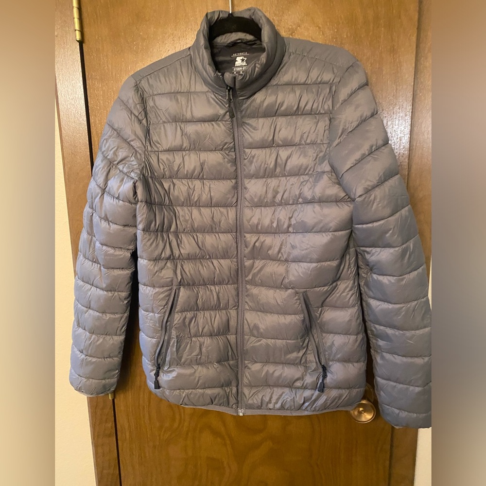 Starter puffer coat gray medium
